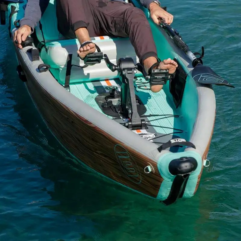BOTE充气皮划艇高端钓鱼船便携式桨板加厚耐磨耐划小船休闲LONO