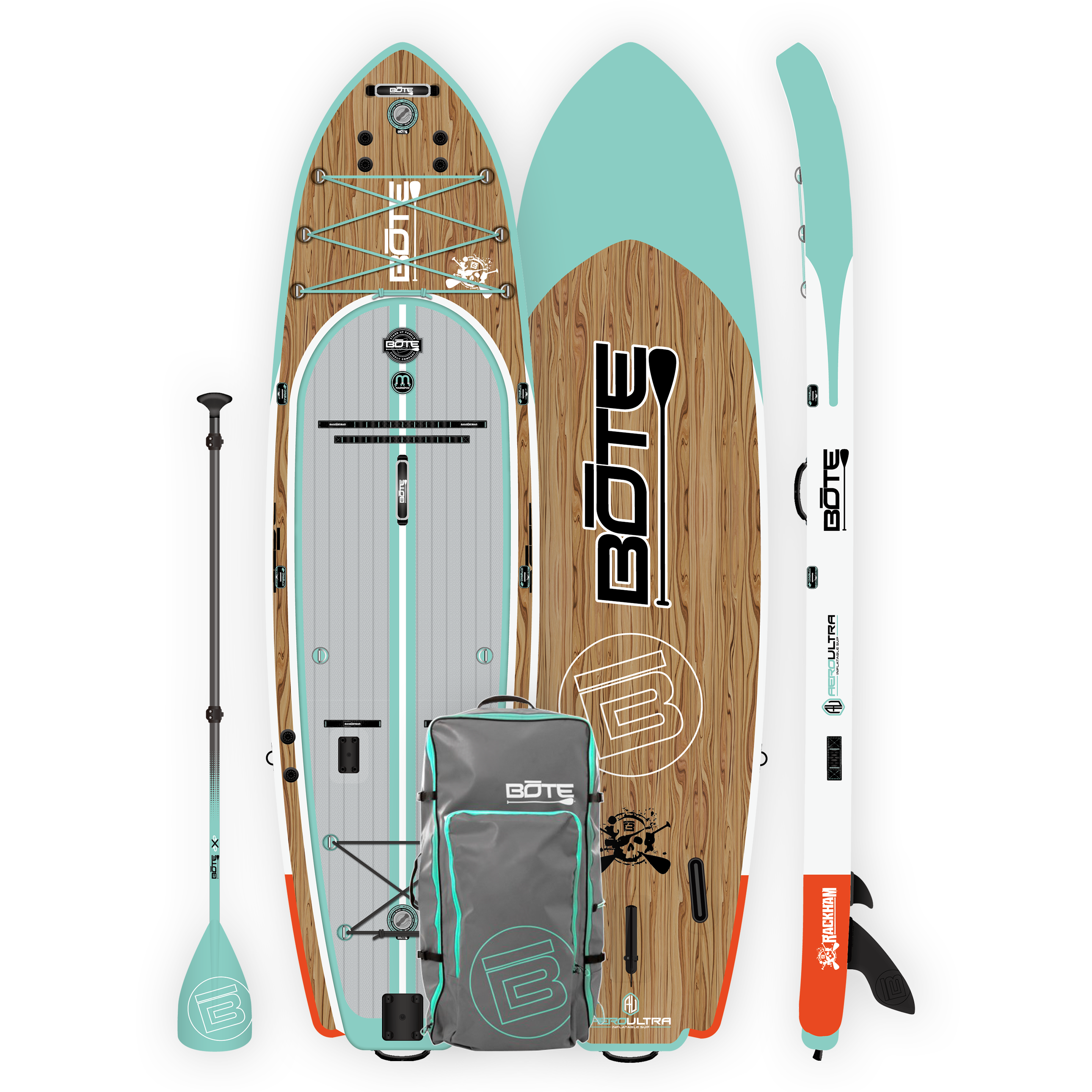 美国BOTE桨板SUP便携充气桨板滑板冲浪板折叠路亚桨板钓鱼RK系列