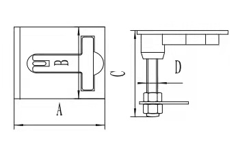 地板锁 Turning Lock Lift Handle