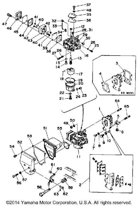 舷外机化油器浮子6E7-14385-00-00