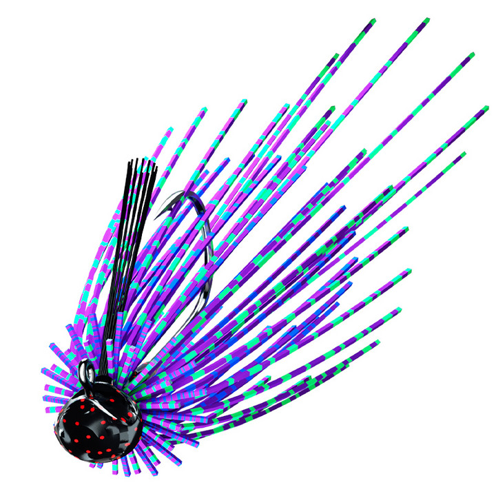 Histar BKK Jig High Quality Bearded Man Jig Fishing Lure Hook Metal Lead Head Rotating Rubber Silk Skirt Saltwater Freshwater