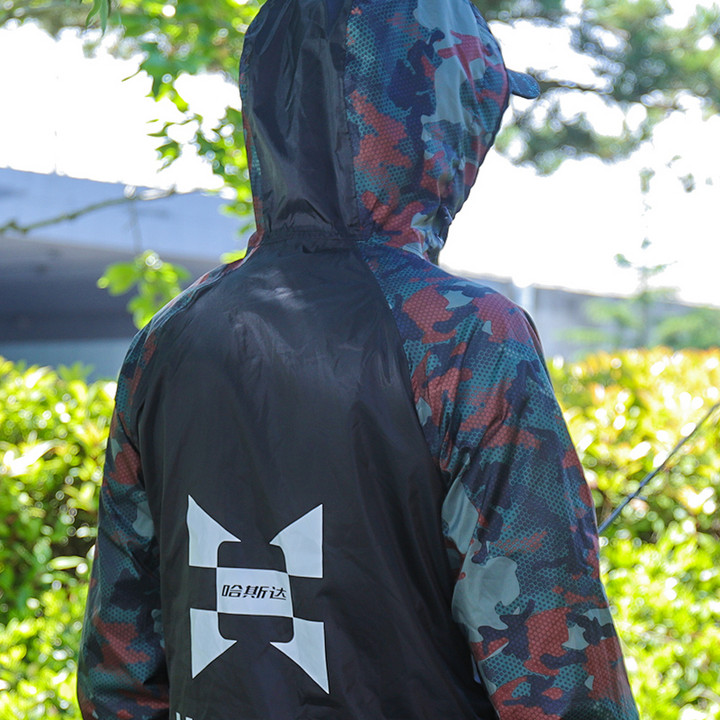 HISTAR Long Type Waterproof Thin Oxford Cloth Material Soft TPU Fabric Portable Light Weight Fishing Raincoat