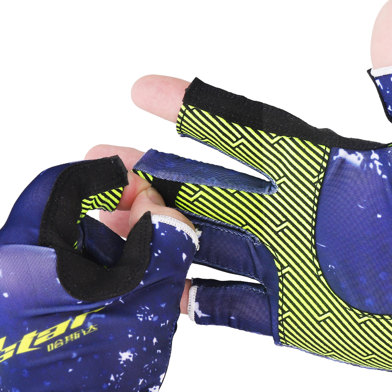 HISTAR Drying Quickly Anti-Slippery Silicone Abrasion Resistance Multi-Functional Silk Fabric Fishing Glove