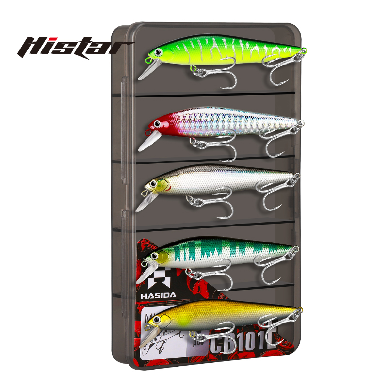 HISTAR High Quality Sinking Minnow Fishing Lure Vividly Swimming Laser Coating Long Casting 3D Artificial Eye Hard Bait
