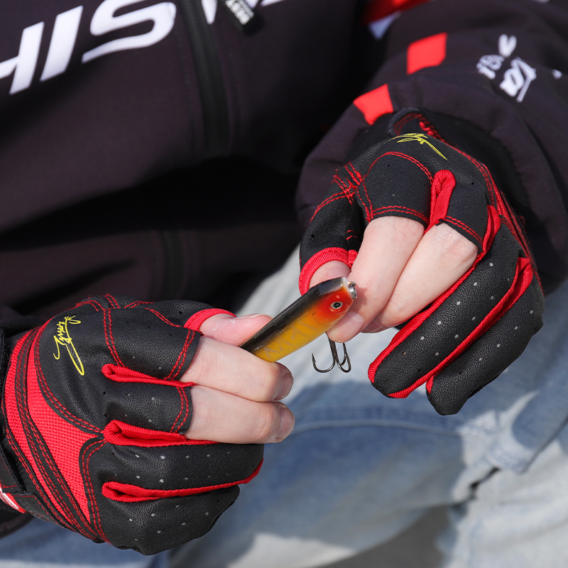 HISTAR Drying Quickly 3D Design Anti-Slippery Abrasion Resistance Hot Selling Imported Fabric La Shirley Fishing Glove