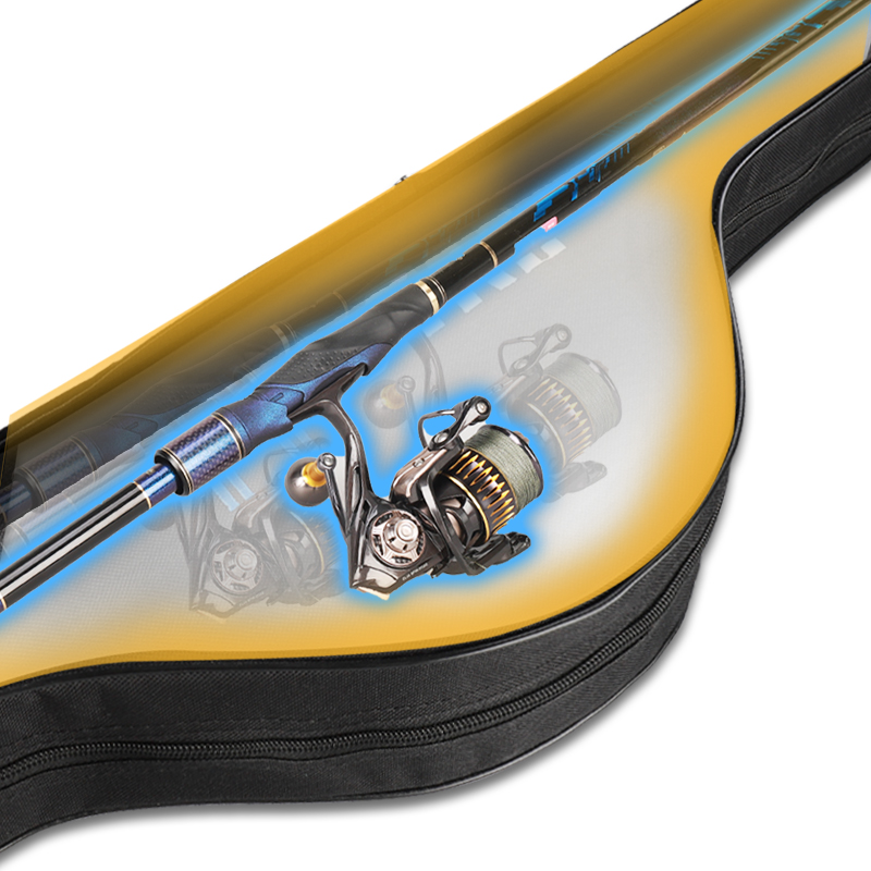 HISTAR Reel Combine Attachable Super Capacity Anti-Pressure Casting Big Belly Fishing Rod Bag