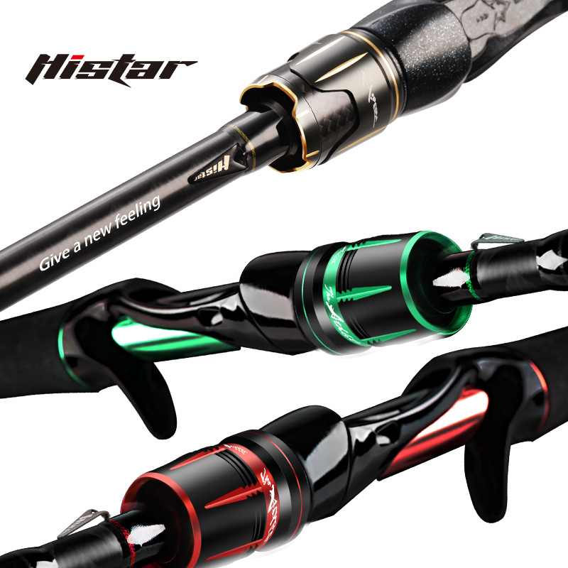 Histar Upgraded MS-X Long Cast Fast Action Ultra Light 2 Tips 1.8m to 2.46m High Strength K 3D Rod Guide Casting Fishing Rod