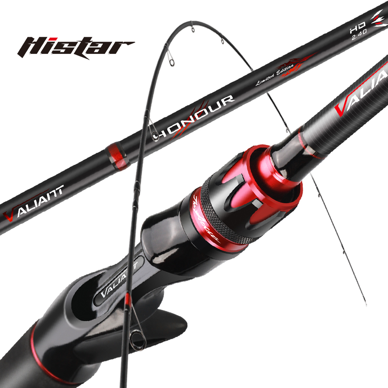 Histar Honour 92g Light Weight Competitive Mode Medium Fast Action Hollow Grip 1.8-2.4m High Carbon Spinning/Casting Fishing Rod