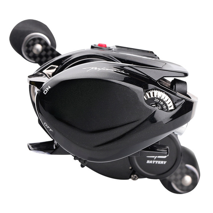 HISTAR Digital Long Casting 10kg Drag Power 7.2:1 High Ratio 9+1 BB Magnetic Braking LED Backlight Baitcasting Fishing Reel