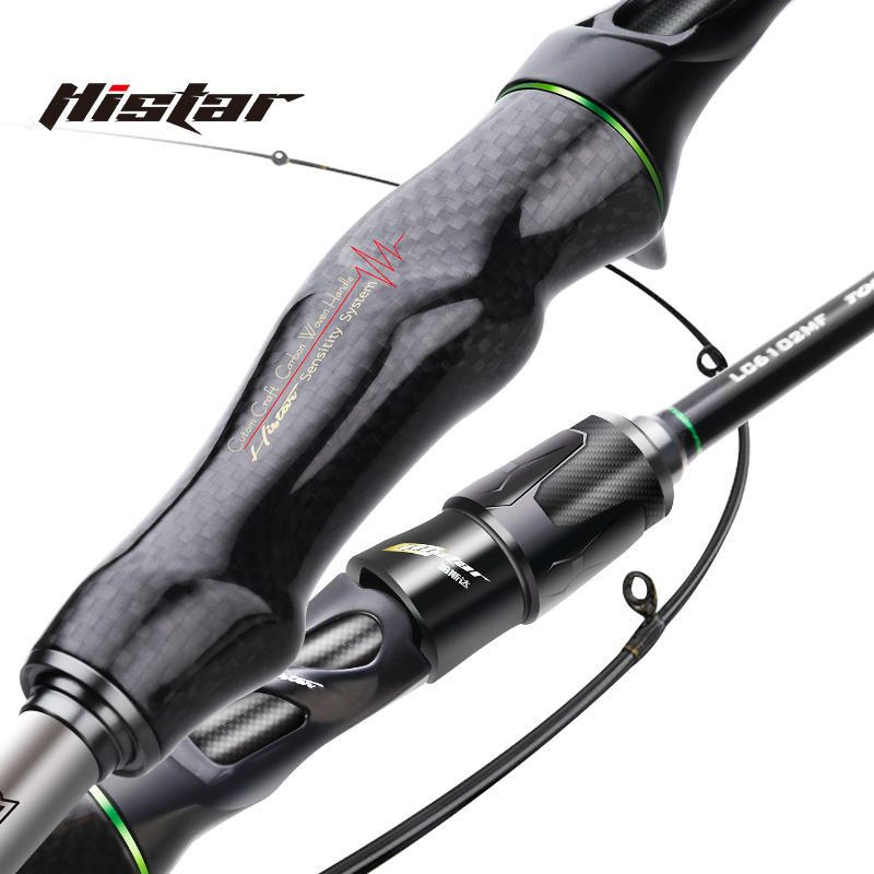 Histar V587 Japanese Toray Crossline C Tape Fuji Guide Ring High Carbon Fast Action Spinning and Casting Bass Fishing Rod