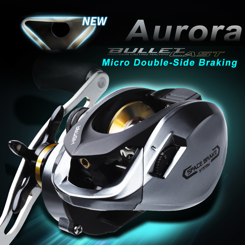 HISTAR 7.3:1 High Ratio 5kg Drag Power 11+1 BB Magnetic Braking Baitcasting Aurora Long Casting Version Fishing Reel