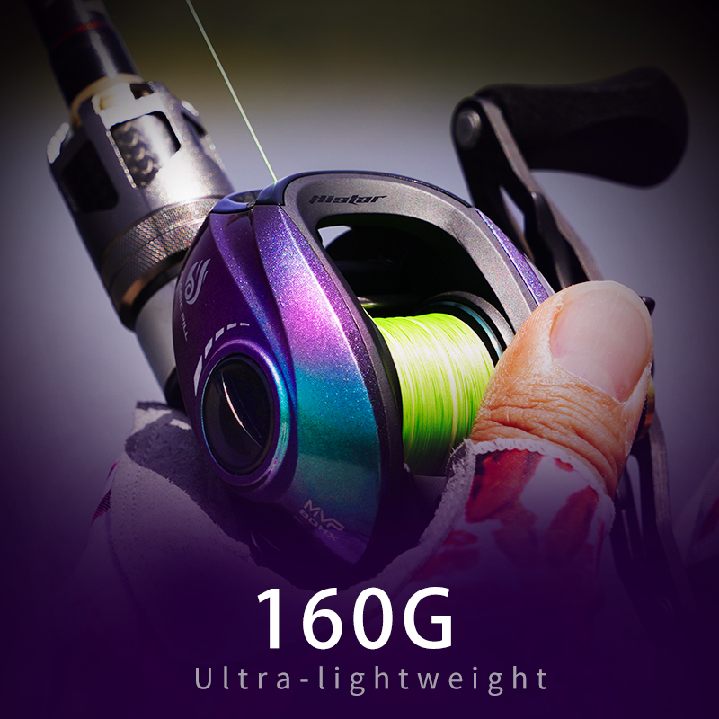 HISTAR MAGIC PILL 160g Ultralight 11BB 8.0:1 High Ratio Magnetic Brake System Baitcasting Fishing Reel