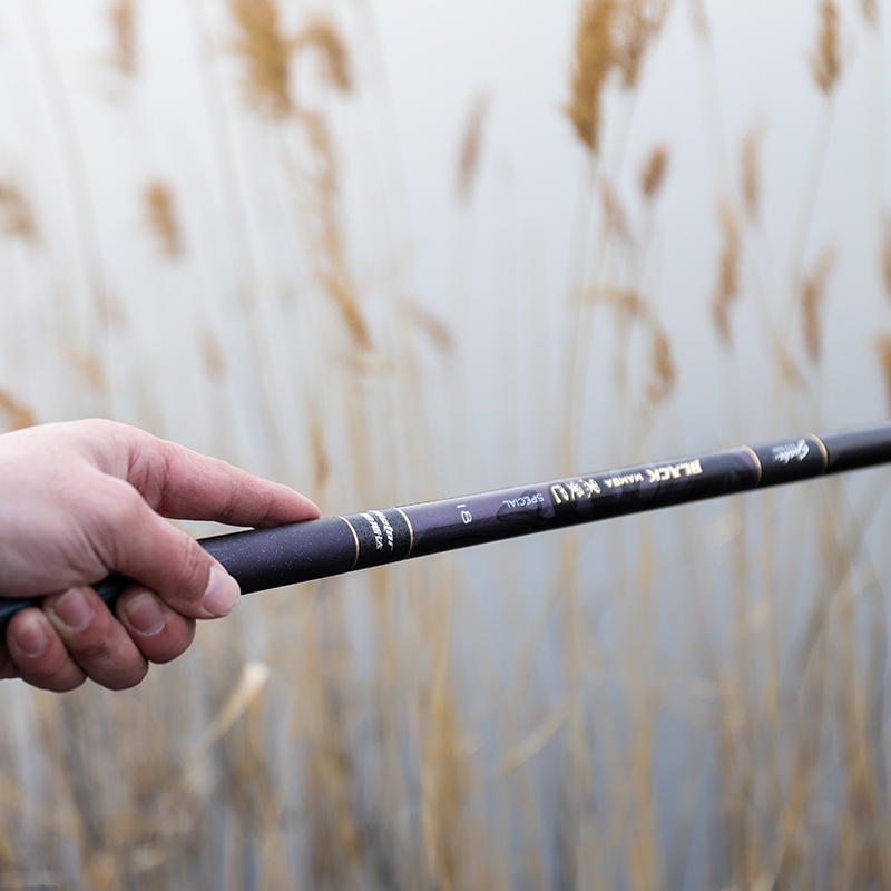 Histar High Carbon Pole 3.6M To 9.0M Super Hard Action Chameleon Coating Lightweight Ultra Elasticity Black Mamba Fishing Rod