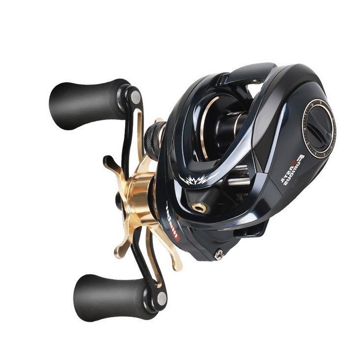 HISTAR New Style Black Mamba II Series 8.1:1 7.3:1 6.6:1 8kg Drag Power 10+1 BB Magnetic Braking Baitcasting Fishing Reel