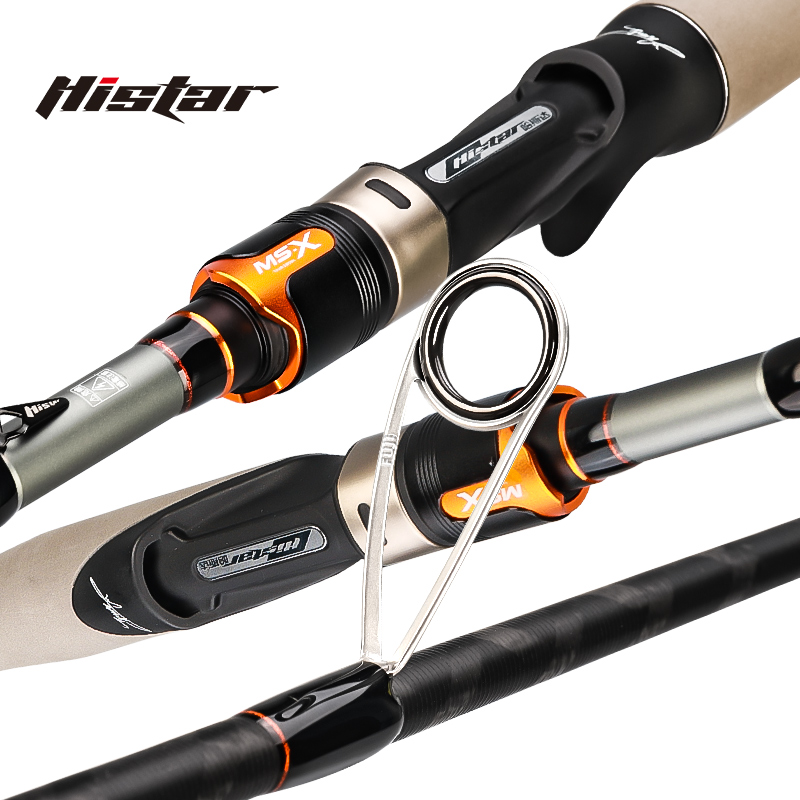 Histar MS-X FUJI Version 1.68-2.4m Long Cast O Ring Crossline Carbon Tape Fast Action UL-MH Hardness High Strength Fishing Rod