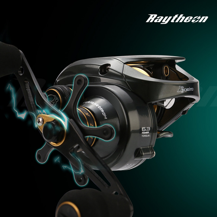 HISTAR 12 Kgs Drag Power Long Casting 6.5:1 High Ratio 10+1 BB Metal Body Raytheon Baitcasting Fishing Reel