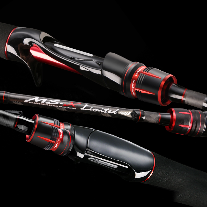 Histar MS-X Series Two Tips Pole High Strength Medium Fast Action 1.80m to 2.46m Full Carbon Spinning and Casting Fishing Rod