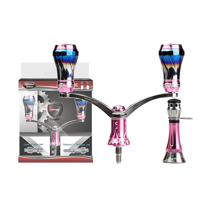 HISTAR 1Pc Spinning Fishing Rocker Arm High Strength Light Weight Aeronautical Aluminum Exquisite Metal Knob NMB Bearings