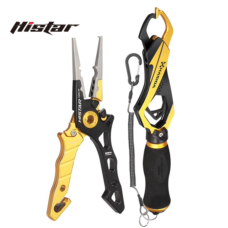 HISTAR Fishing Pliers And Grip Anti Corrosion Aeronautical Aluminum Stainless Steel Multifunctional Tool Accessories