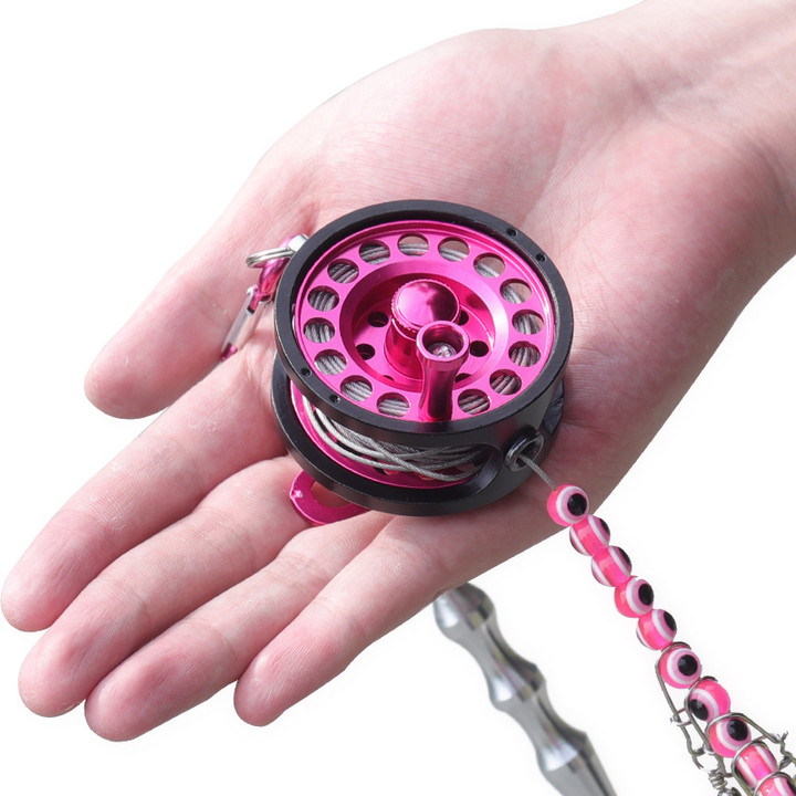 HISTAR Fishing Buckles Aluminum Alloy Ultra Portable Full Metal Wheel Stainless Steel Accessories