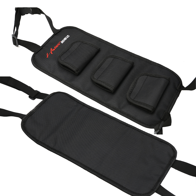 HISTAR 1 Pair Nylon Neoprene Material Strap Adjustable Black Tool Accessories Car Seat Fishing Rod Rack