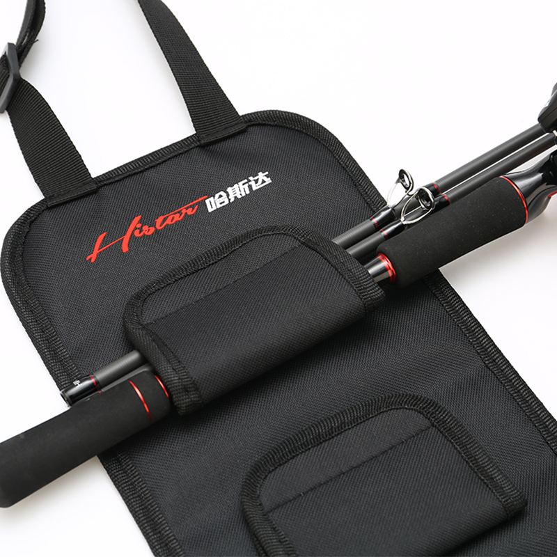 HISTAR 1 Pair Nylon Neoprene Material Strap Adjustable Black Tool Accessories Car Seat Fishing Rod Rack