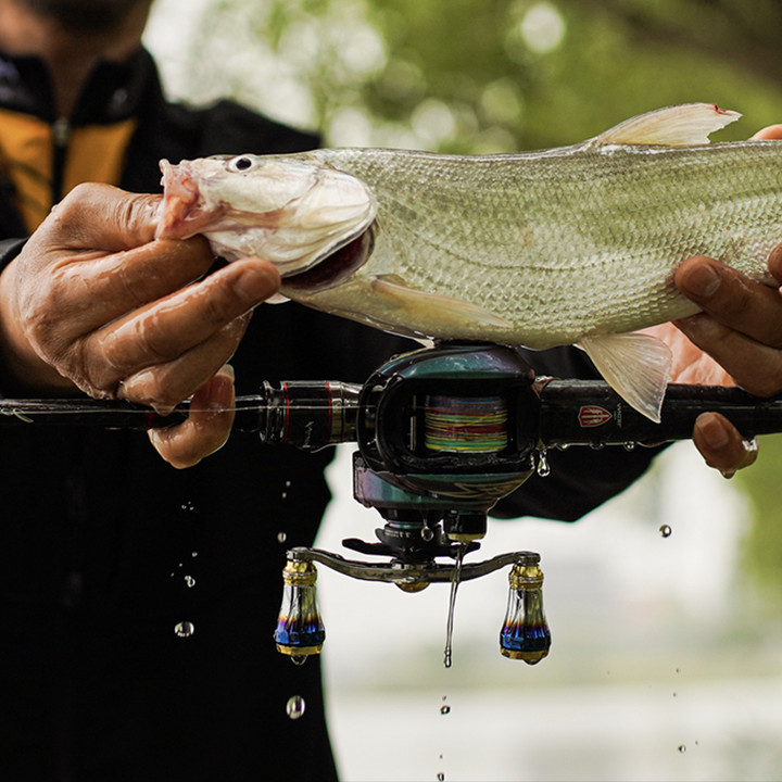 HISTAR 1Pc Fishing Rocker Arm Ultra Light Aluminum Alloy Body Accessories 100mm Exquisite Metal Knob NMB Bearings