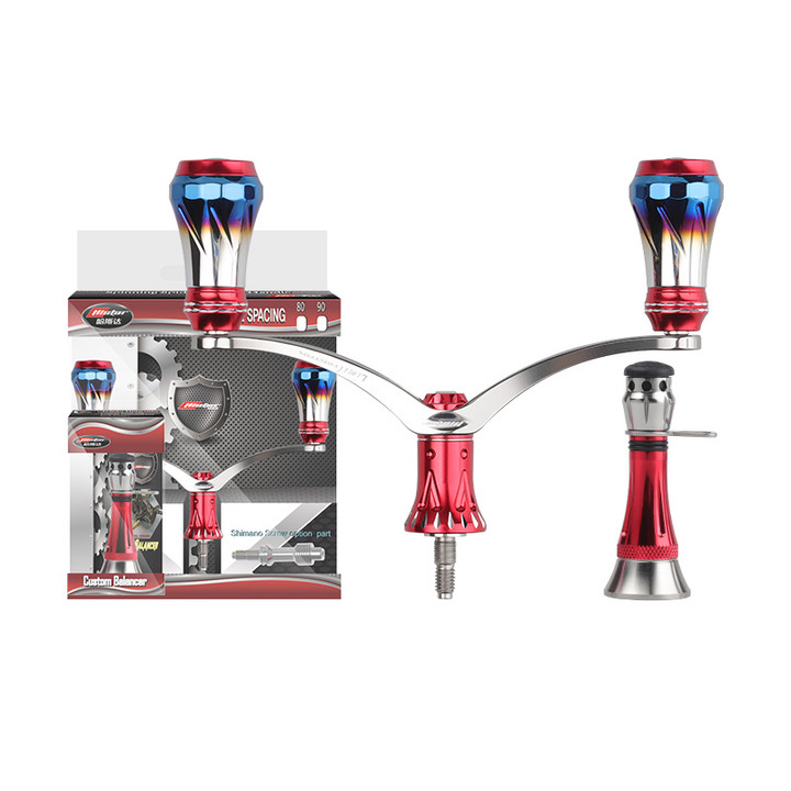 HISTAR 1Pc Spinning Fishing Rocker Arm High Strength Light Weight Aeronautical Aluminum Exquisite Metal Knob NMB Bearings