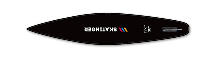 充气板竞技板 CMYK橙