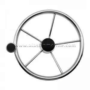 Stainless Steel Boat Steering Wheel Highly Mirror Polished方向盘