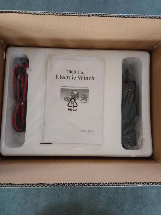 船用绞盘 3500磅带钢丝 中型防水便携式安全起重绞车