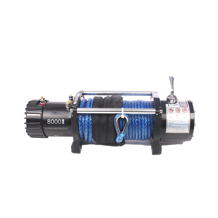 8000磅电动绞盘越野车改装绞盘卷扬机车载绞盘自驾游8000磅绞盘