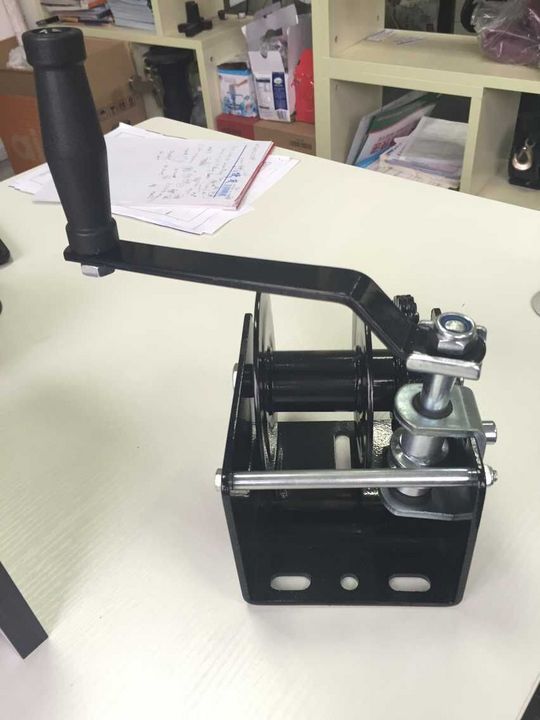 双股双向涡轮绞盘 可配六角扳手 安全自锁涡轮 1500磅750公斤