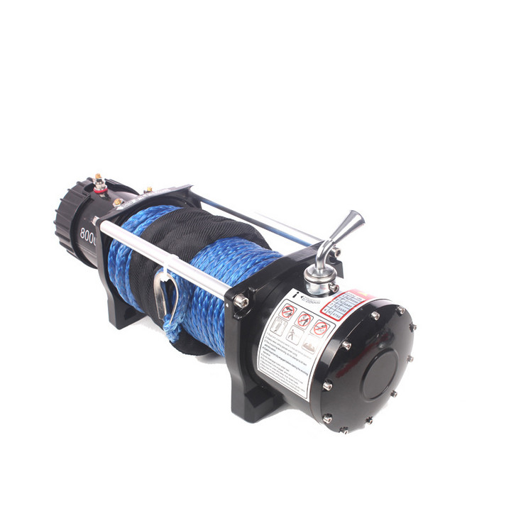 8000磅电动绞盘越野车改装绞盘卷扬机车载绞盘自驾游8000磅绞盘