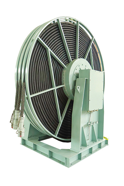 低压岸电电缆管理系统 卷盘式