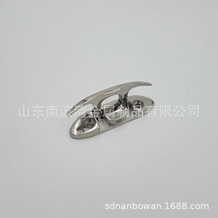 厂家定制316不锈钢提拉索栓 羊角索栓折叠索栓船用折叠夹板系船柱