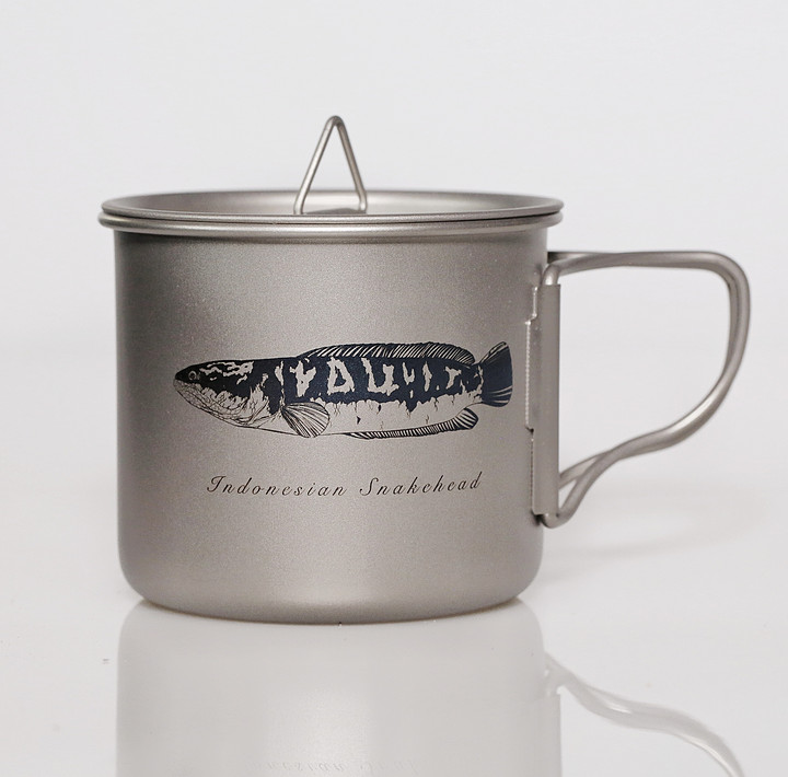 Monster Enthusiast 巨物狂热者《河中巨怪-鳢》钛杯