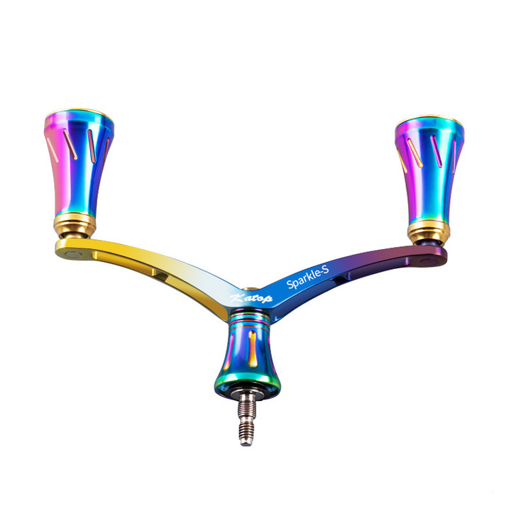 钛合金锥形纺车轮改装摇臂握丸