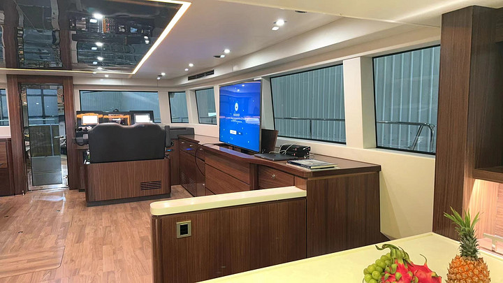 55尺双体太阳能电动船