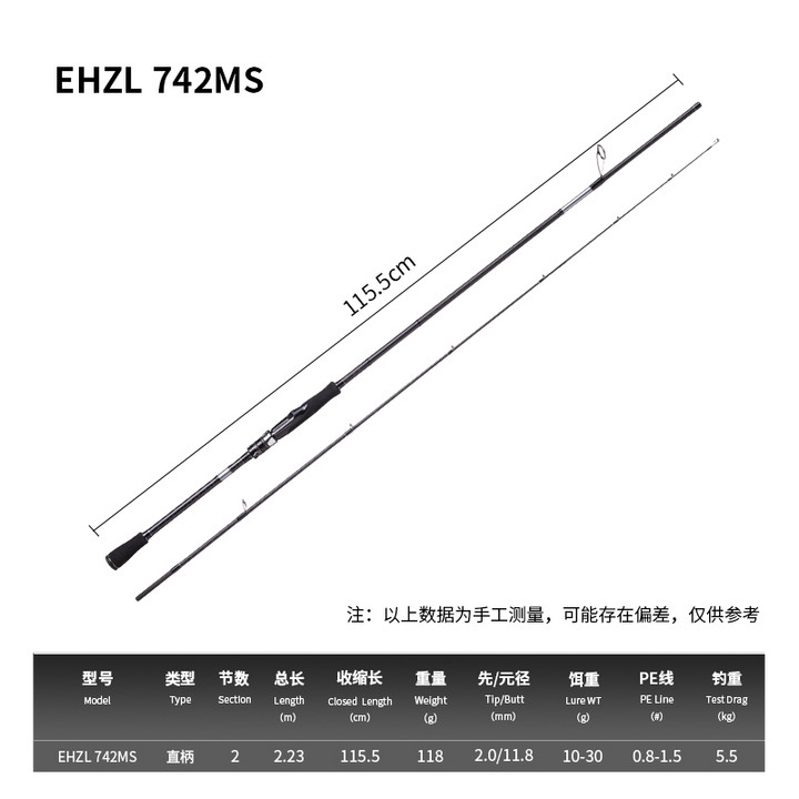 海洲泛用远投路亚竿