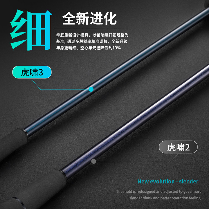 虎啸三代慢摇铁板竿