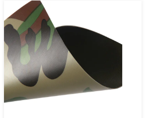 0.52mm 650GSM 1000D23X23 迷彩充气船 PVC 气密织物