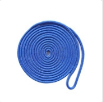 蓝色双编织缆绳