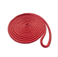 红色双编织缆绳