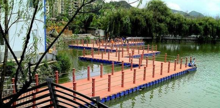 水上浮桥塑料浮筒结构