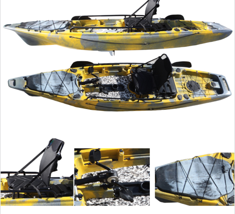 GK34单人金属脚蹬/马达皮划艇