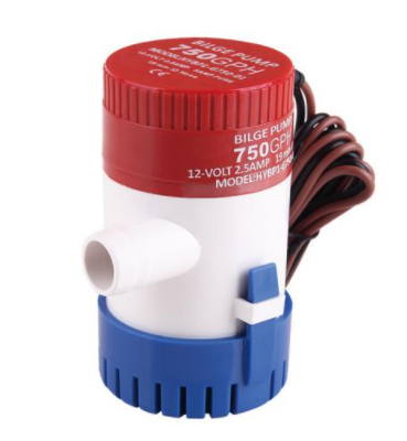 非自动农用潜水泵 12V 750 GPH