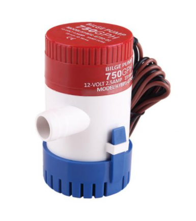 12V 350GPH 非自动潜水泵