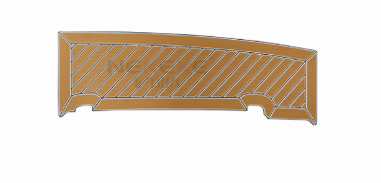 EVA防滑垫室外露天游艇快艇船房车甲板防滑垫仿柚木地垫定制款#28