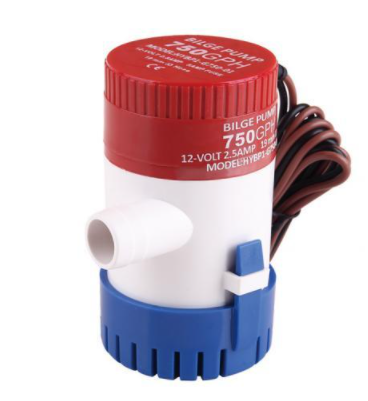 12V 24V 350 GPH 非自动潜水泵